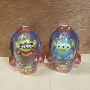 Disney Pixar Remix Toy Story ALIEN Incredibles Mr. Incredible and Sulley 3"